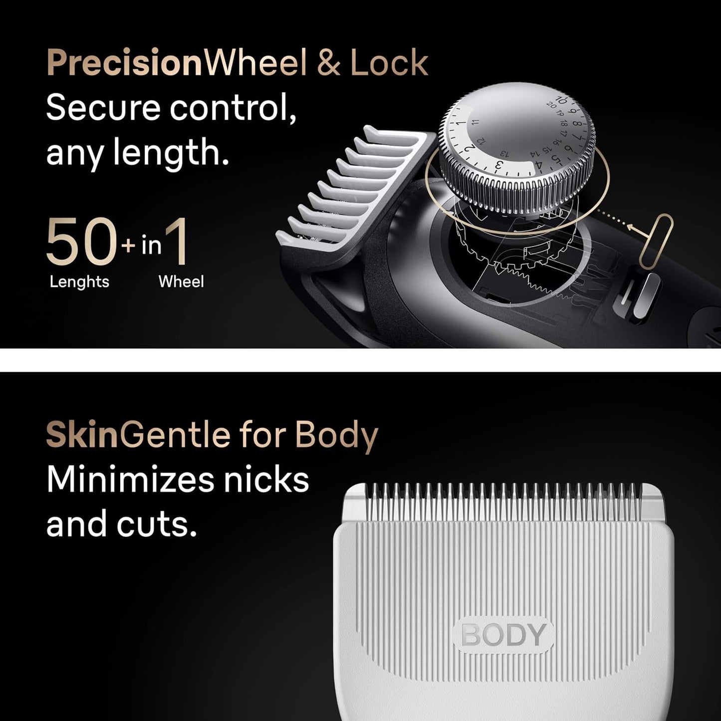 Braun All-in-One Series 9 PRO Men's Electric Beard Trimmer, Hair Clipper, Shaver & Razor for Face, Hair & Body, AIO 9550 with Gillette Labs Razor, Cordless