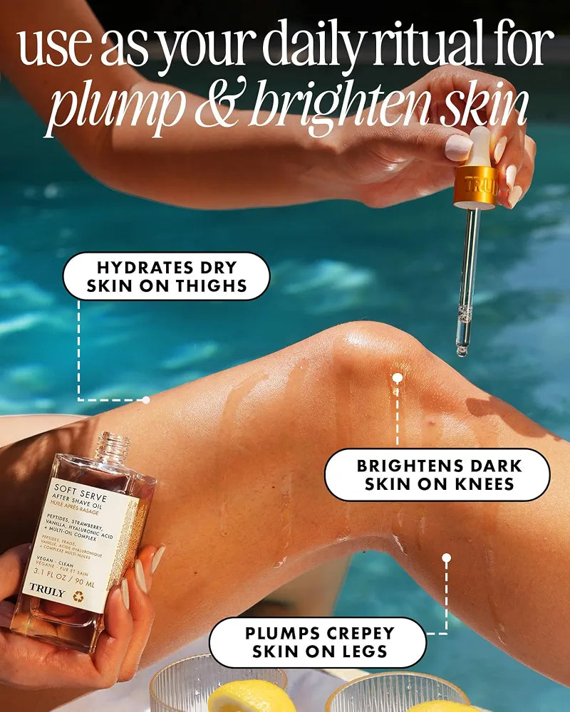 Truly Beauty Luxury After Shave Oil: Soothing & Hydrating Treatment for Smooth, Irritation-Free Skin