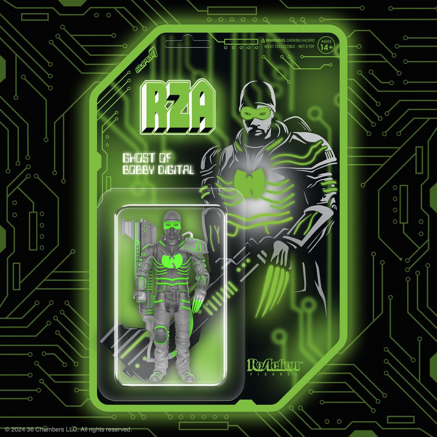 Super7 KRS-One by All Means Necessary BDP - 3.75" KRS-One Action Figure with Accessory Hip Hop Collectibles and Retro Toys