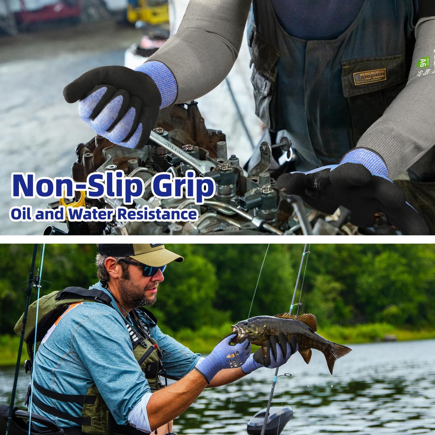 Schwer A4 AIR-SKIN Cut Resistant Work Gloves, Ultra Lightweight, AR3900, L | Precision Work, Ultra-Thin, 3D-Comfort, 18-Gauge, Reinforced Thumb, Strong Grip, Breathable, Touchscreen, Fishing, Gardening
