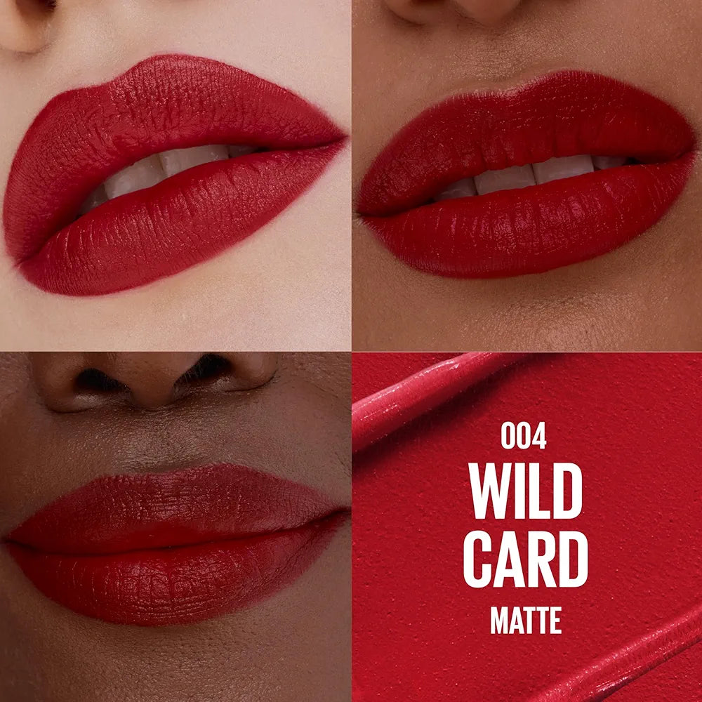 Maybelline Lifter Plump Hydrating Serum Lipstick with Hyaluronic Acid and Chili Pepper, Wild Card