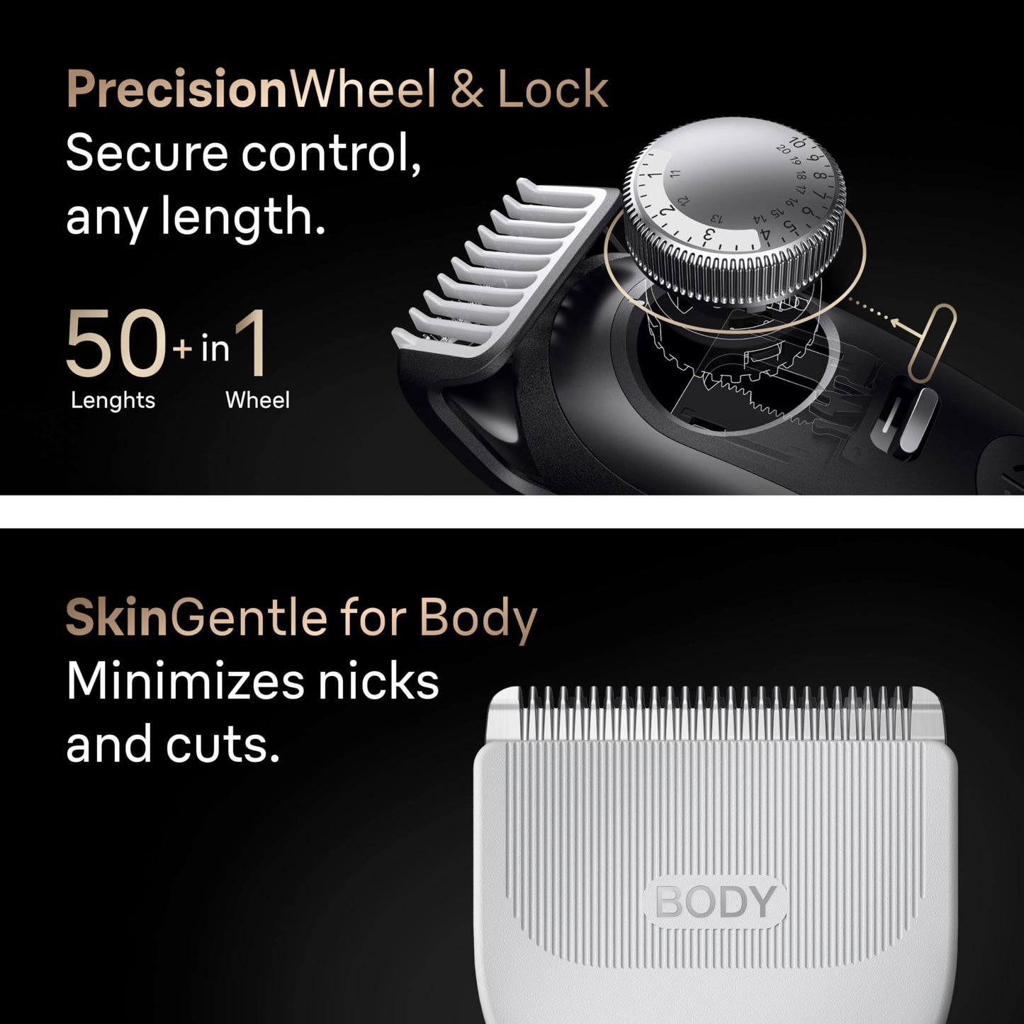 Braun All-in-One Series 9 PRO Men's Electric Beard Trimmer, Hair Clipper, Shaver & Razor for Face, Hair & Body, AIO 9550 with Gillette Labs Razor, Cordless