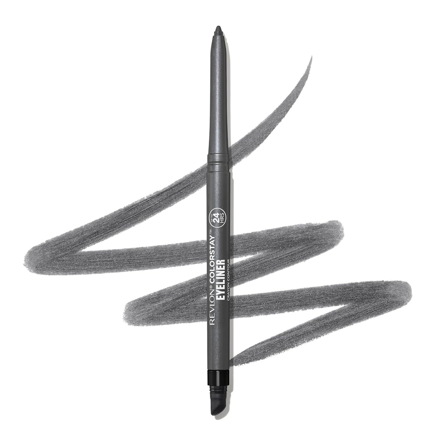 Revlon ColorStay Pencil Waterproof Eyeliner, Smudge-Proof, Eye Makeup with Built-In Sharpener, Long-Lasting, Matte Finish, 202 Black Brown, 0.01 oz | Waterproof pencil eyeliner with built-in sharpener. Smudge-proof, long-lasting, intense matte color.