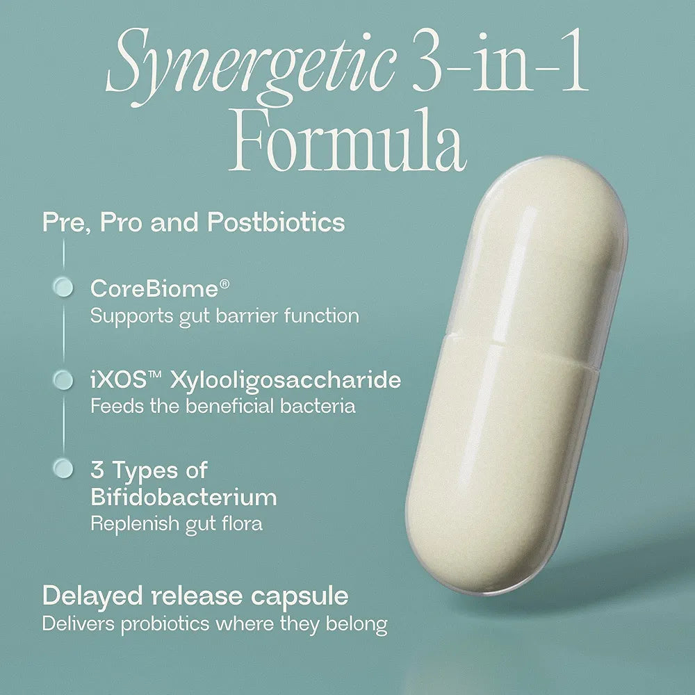 BIOMA Probiotics - Digestive Health Probiotic - Gut Support for Men & Women with Xylooligosaccharides, Tributyrin & Bifidobacterium - Vegan & Gluten Free - 180 Delayed-Release Capsules 
