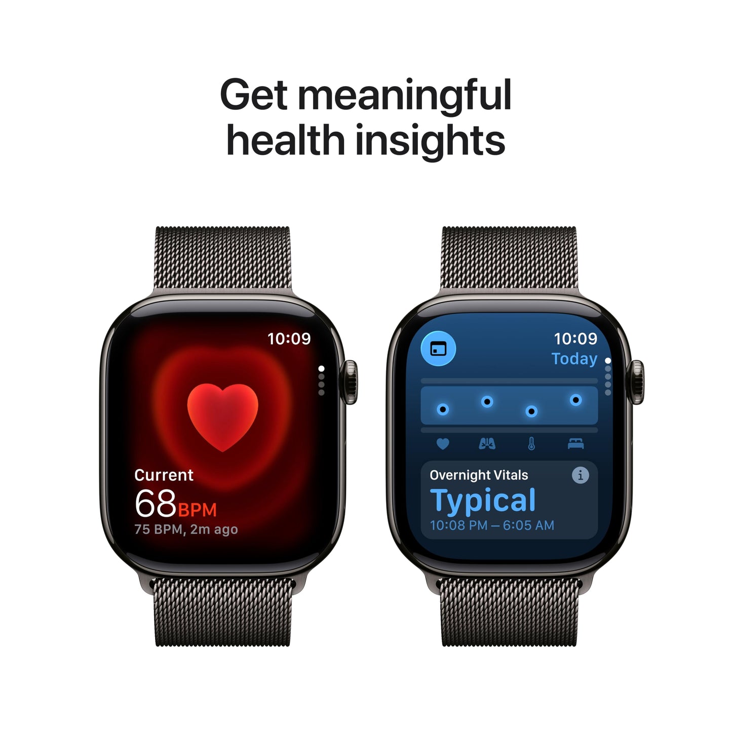 Apple Watch Series 11 [GPS 46mm] Smartwatch with Jet Black Aluminum Case with Black Sport Band - M/L. Sleep Score, Fitness Tracker, Health Monitoring, Always-On Display, Water Resistant