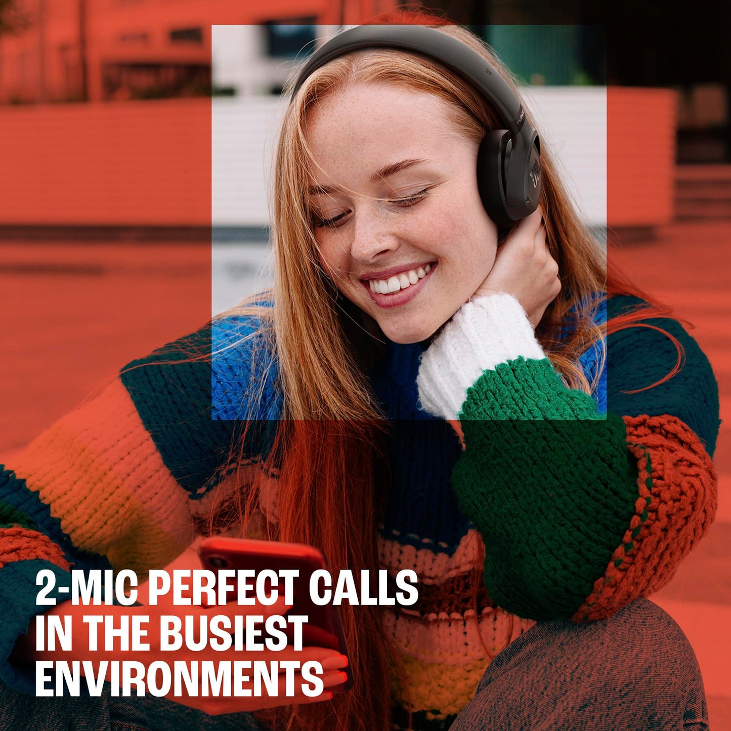 JBL Tune 680NC - Noise Cancelling Headphones - Black | Hi-Res JBL Pure Bass Sound plus Spatial Sound, Adaptive Noise Cancelling with Smart Ambient