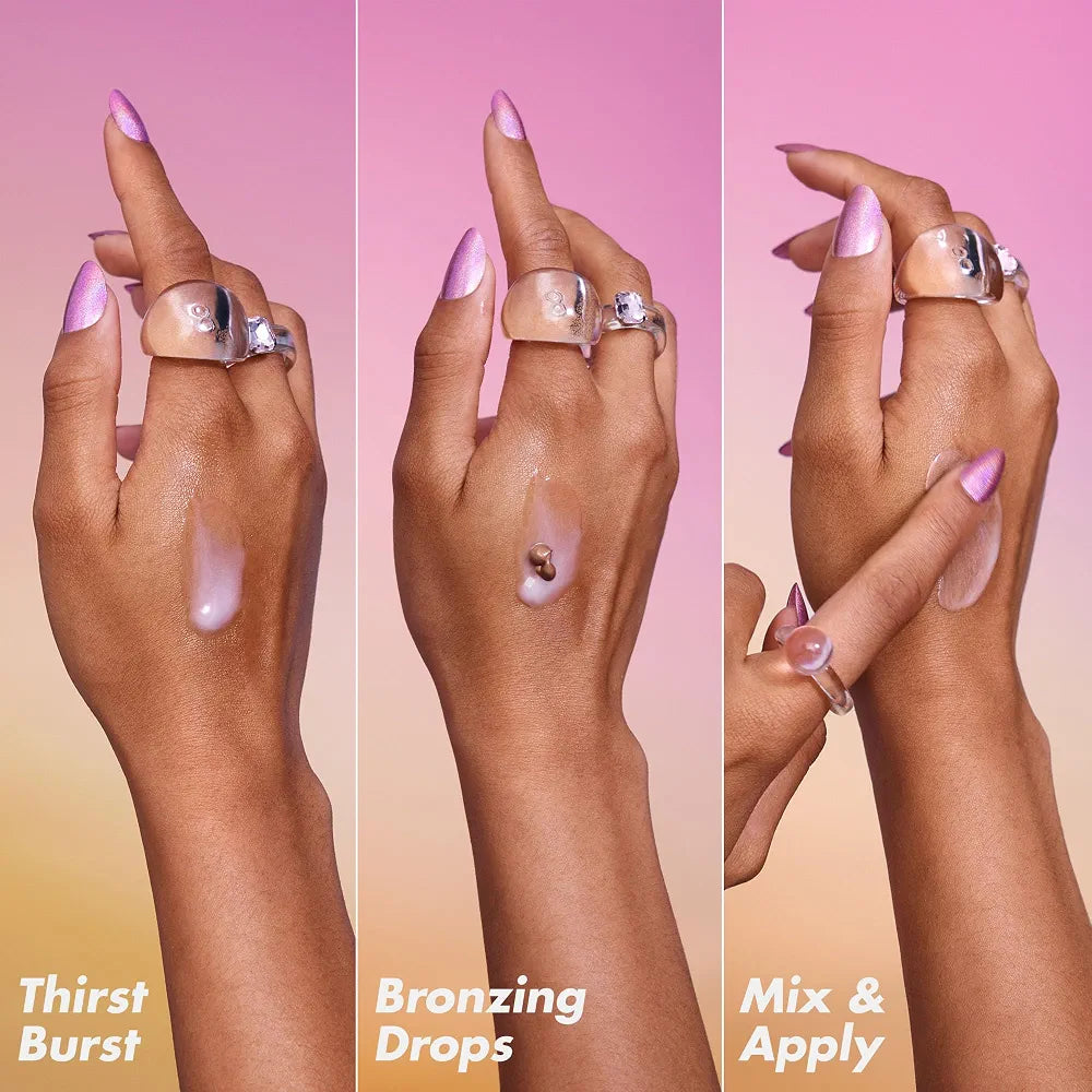 e.l.f. SKIN Holy Hydration! Thirst Burst & Bronzing Drops Skincare Duo Set