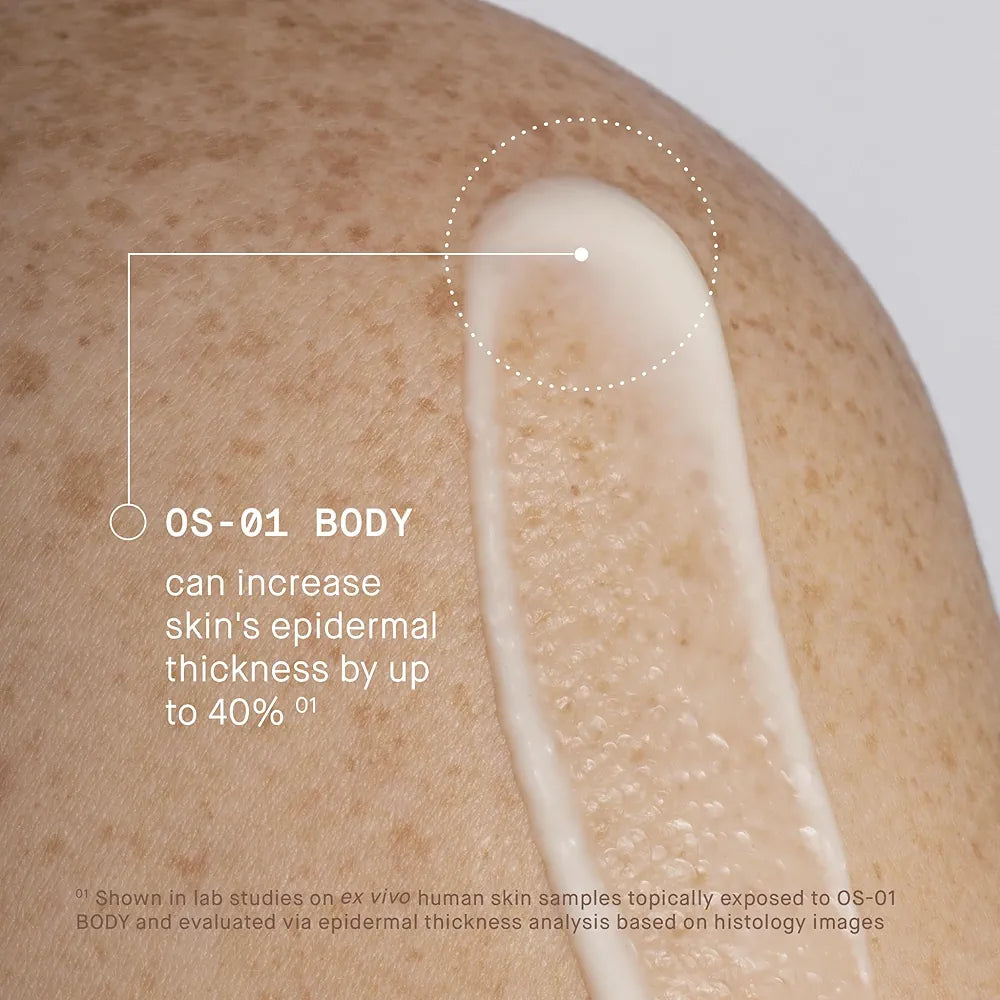 OneSkin BODY OS-01 Peptide Topical Supplement & Skin Longevity Age Reversal Moisturizer | Safe for Sensitive Skin, Fragrance-Free, 250 mL / 8.45 oz