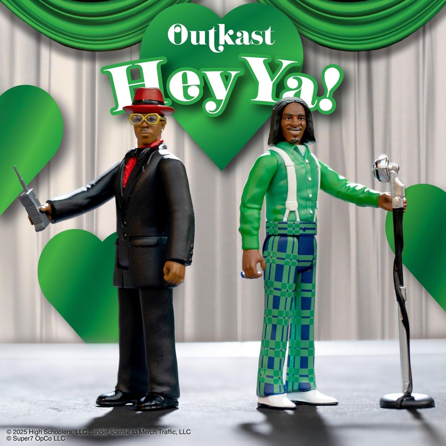 Super7 Outkast Big Boi and André 3000 (ATLiens) - 3.75" Outkast Action Figure with Accessories Hip Hop Collectibles and Retro Toys