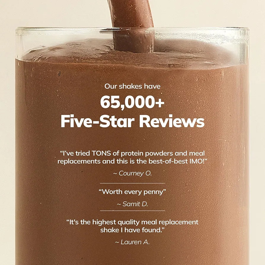 Ka’Chava Whole Body Meal Shake Chocolate 2 lb – Vegan Protein Powder with 85+ Superfoods & Greens – Plant-Based Meal Replacement with Probiotics & Digestive Enzymes – Gluten & Dairy Free 