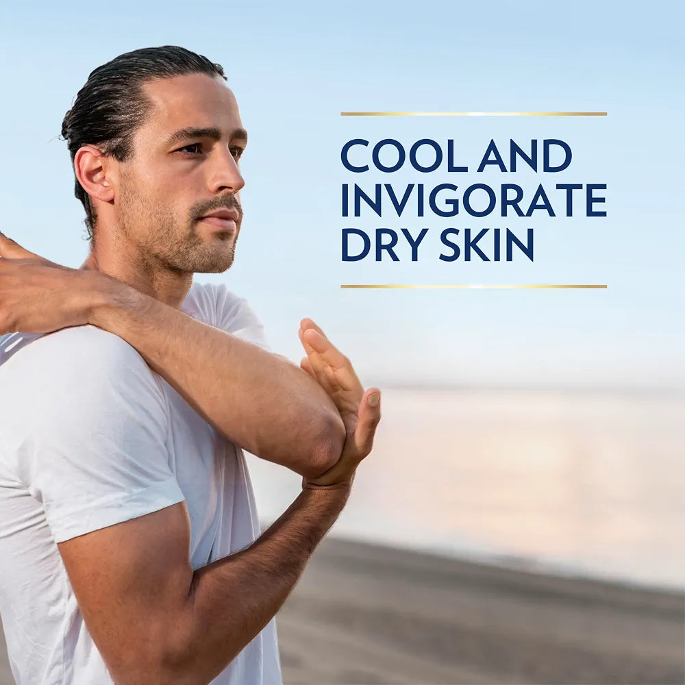 Vaseline Men Cooling Hydration 3-in-1 Lotion for Face, Hands & Body, 20.3 oz (4-Pack)