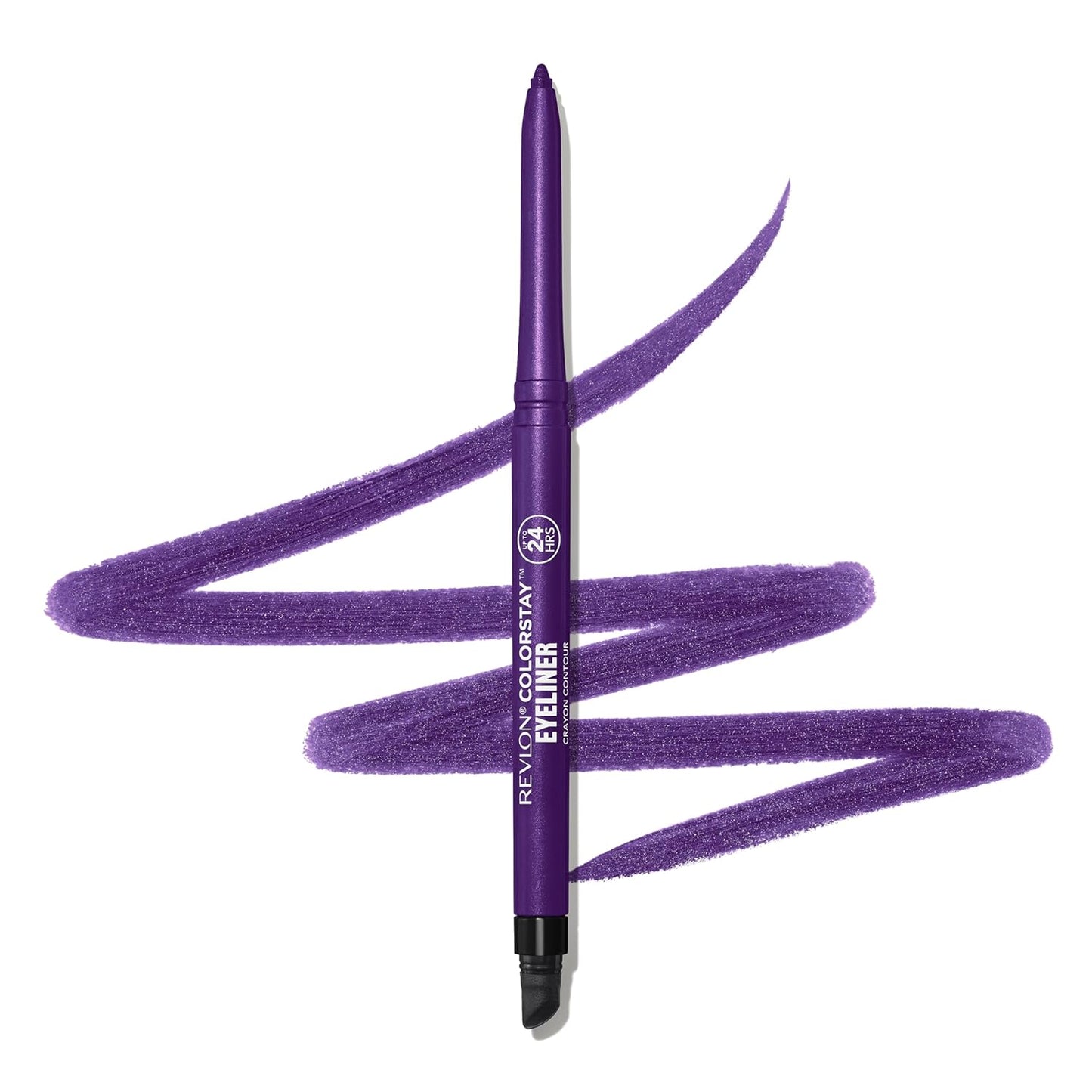 Revlon ColorStay Pencil Waterproof Eyeliner, Smudge-Proof, Eye Makeup with Built-In Sharpener, Long-Lasting, Matte Finish, 202 Black Brown, 0.01 oz | Waterproof pencil eyeliner with built-in sharpener. Smudge-proof, long-lasting, intense matte color.