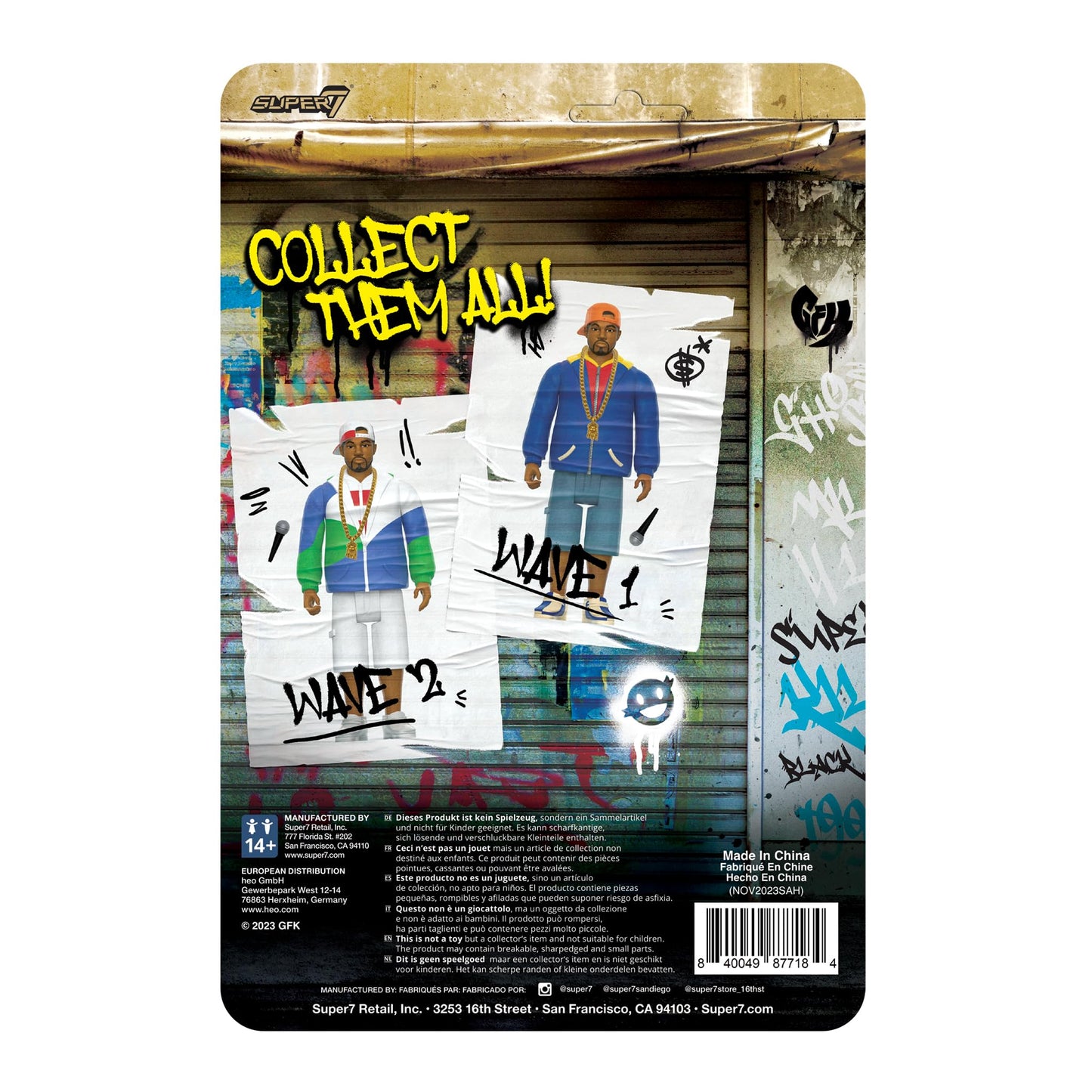 Super7 Outkast Big Boi and André 3000 (ATLiens) - 3.75" Outkast Action Figure with Accessories Hip Hop Collectibles and Retro Toys