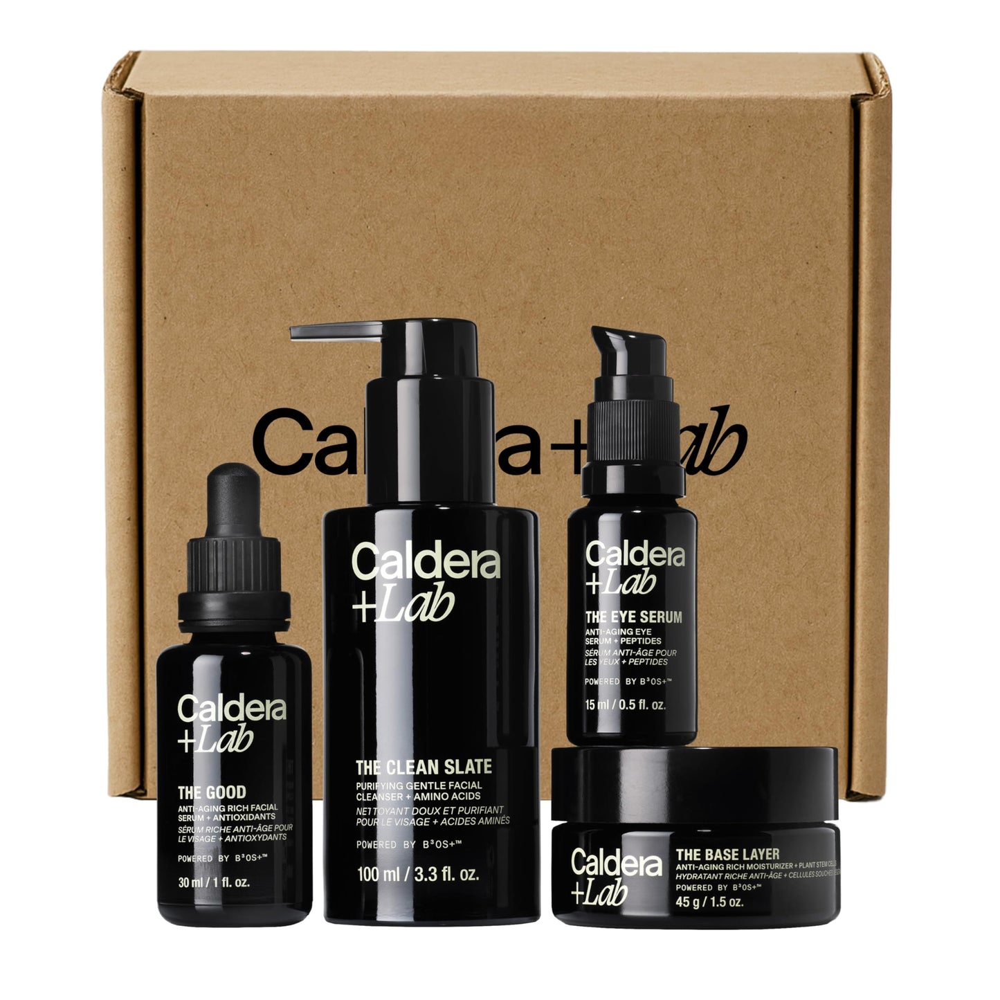 Caldera + Lab Men’s Skincare Set – The Regimen Rich: Cleanser, Moisturizer & Night Serum | Hydrating, Firming & Smoothing | Niacinamide, Clean, All Skin Types | 3-step men’s skincare routine with cleanser, moisturizer & night serum. Hydrates, firms and sm