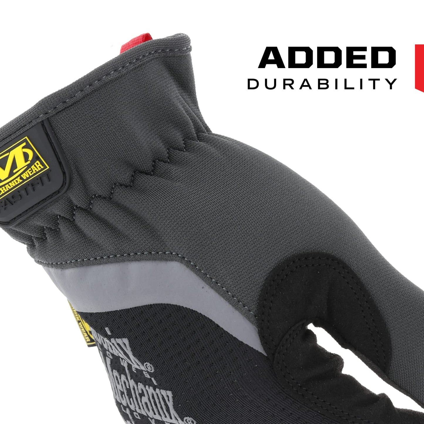 Mechanix Wear: FastFit Work Glove with Elastic Cuff for Secure Fit, Performance Gloves for Multi-purpose Use