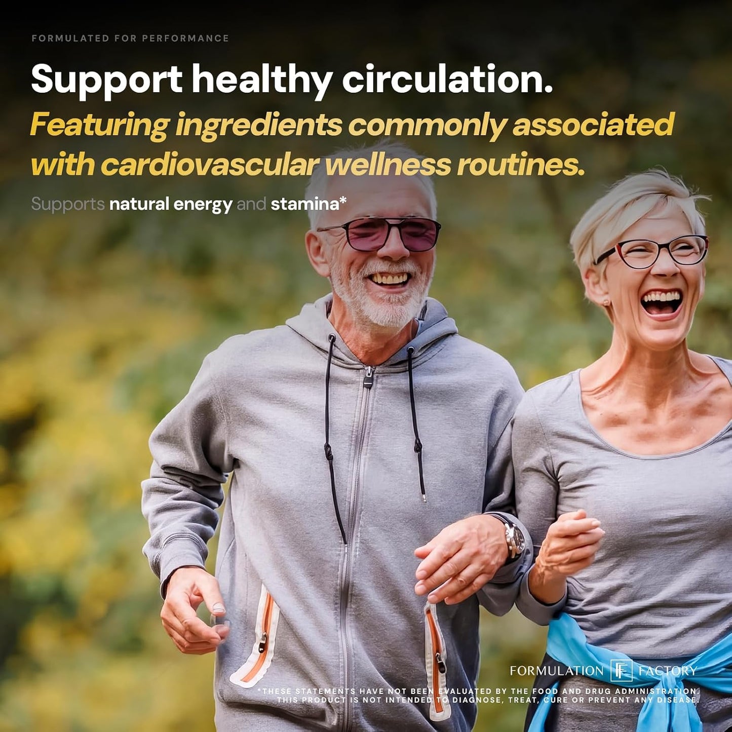 Formulation Factory Heart of Steel Nitric Oxide Supplements for Men & Women, Nitric Oxide Booster for Blood Flow & Circulation with L-Citrulline 1000mg, L-Arginine, CoQ10 & Resveratrol - 120 Capsules