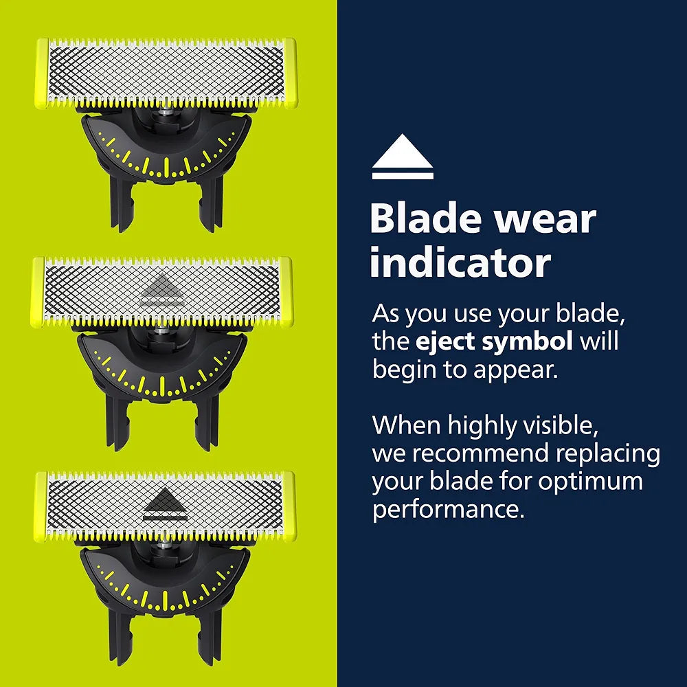 Philips Norelco OneBlade 360 Hybrid Electric Beard Trimmer and Shaver with Connectivity, 360 Blade Technology, and 5-in-1 Adjustable Comb (Model QP4530/90)