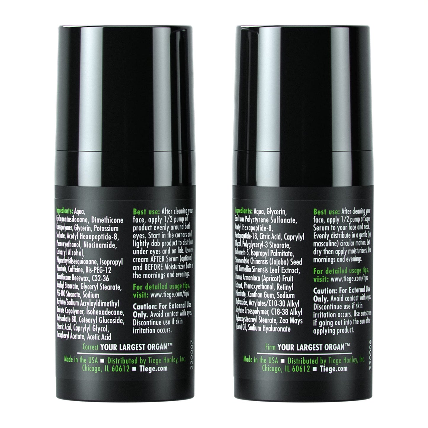 Tiege Hanley Anti-Aging Face Serum for Men, Super Serum, 0.5 Fl Oz | Men's Skin Care, With Peptides, Retinyl Palmitate & Sodium Hyaluronate, Helps Firm Skin & Reduce Fine Lines