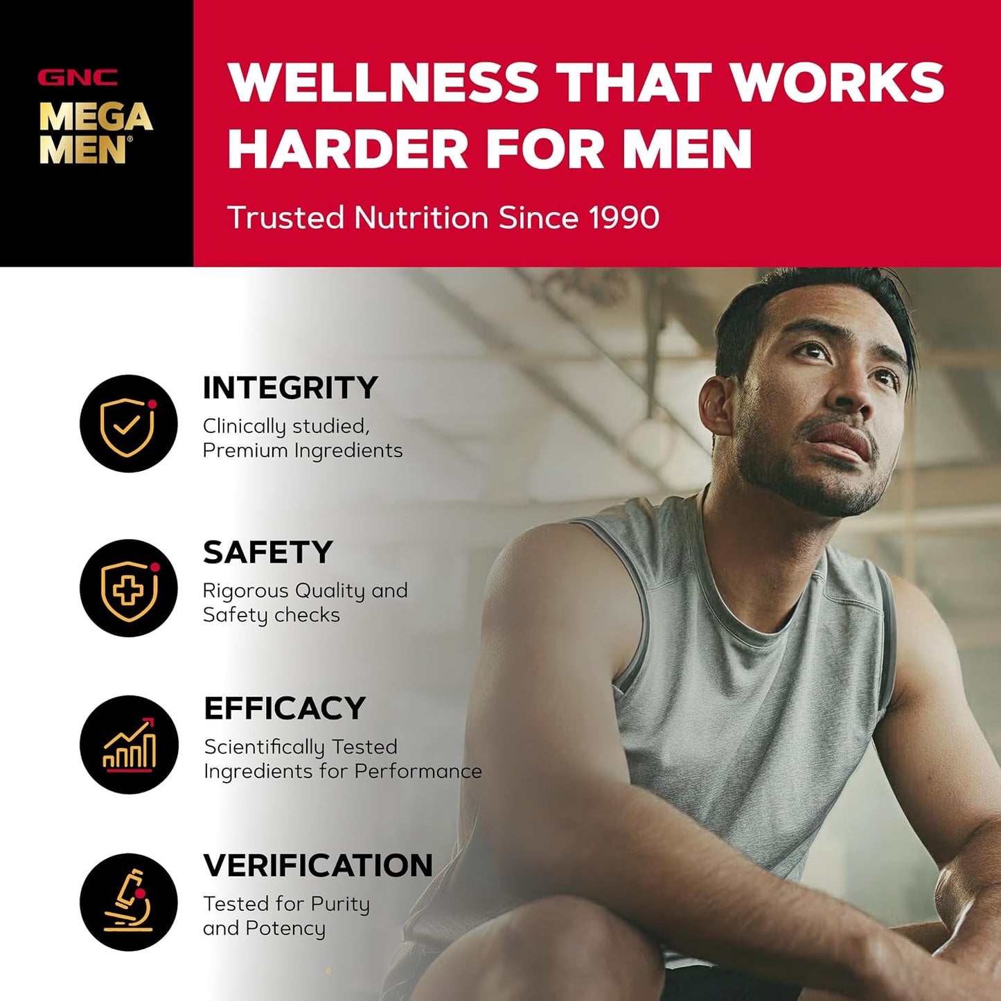 GNC Mega Men Prostate and Virility Multivitamin for Men, Supports Optimal Sexual Health and Prostate Health, 90 Count