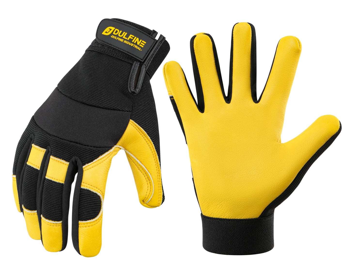 DULFINE Flex Grip Mechanic 1 Pair Pack Work Gloves for Women Pink M | Fit-Padded Knuckles & Palm, Touch Screen, Flexible, Breathable, Ideal for Gardening Yardwork Warehouse