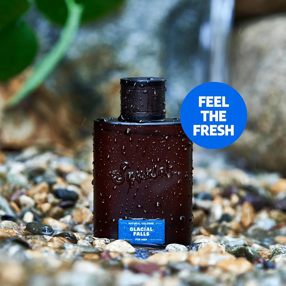 Dr. Squatch Glacial Falls Natural Cologne for Men with Scent-Lock Technology and Sustainably-Sourced Ingredients