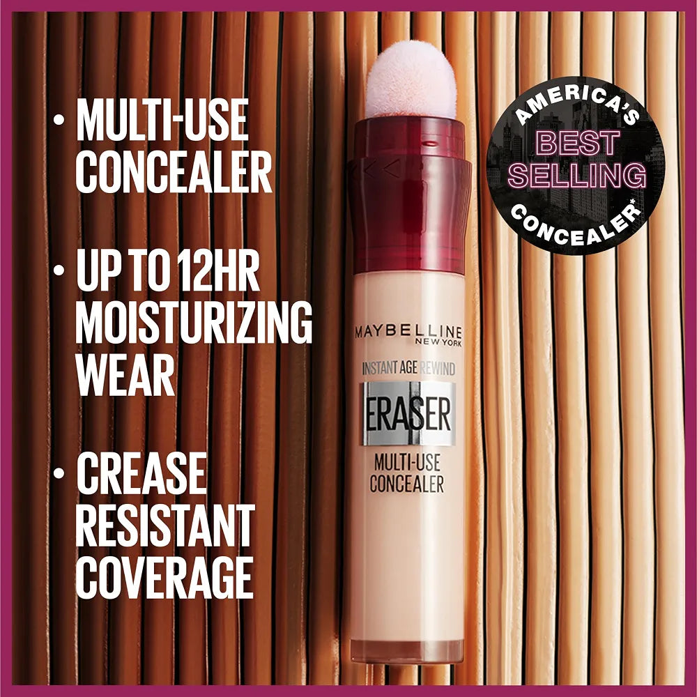 Maybelline Instant Age Rewind Eraser Multi-Use Concealer for Dark Circles, Shade 110, 1 Count