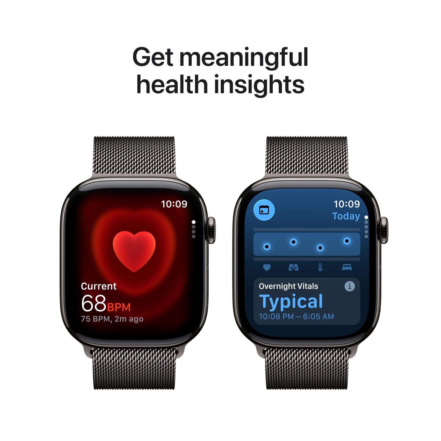 Apple Watch Series 11 [GPS 46mm] Smartwatch with Jet Black Aluminum Case with Black Sport Band - M/L. Sleep Score, Fitness Tracker, Health Monitoring, Always-On Display, Water Resistant