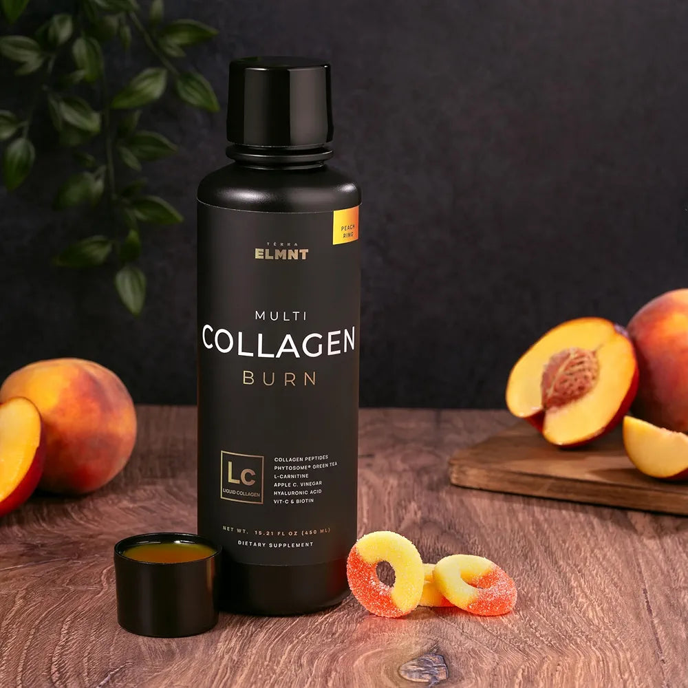Premium Liquid Collagen for Women Weight Loss & Beauty w. Hyaluronic Acid, Biotin, L-Carnitine, Apple C Vinegar - Ultra Pure Multi Collagen Protein Shots Drink + Hair & Skin Liquid Vitamins - Colageno