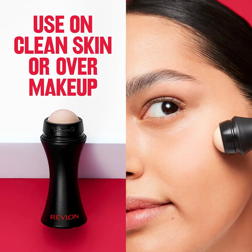 Revlon Volcanic Stone Oil-Absorbing Face Roller for Oily Skin Control and Facial Massage
