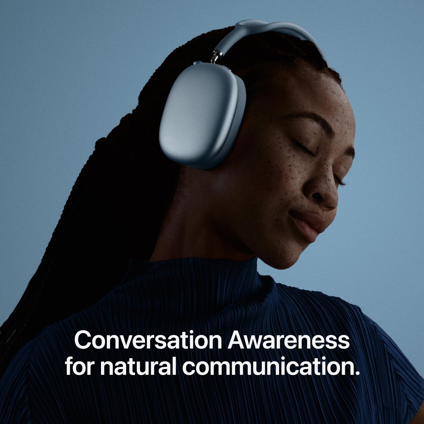 Apple AirPods Max 2 Wireless Over-Ear Headphones, Active Noise Cancellation, Adaptive Audio, Personalized Spatial Audio, Live Translation, Bluetooth Headphones for iPhone – Blue | H2 chip with noise canceling and USB-C for podcasts, music and content crea