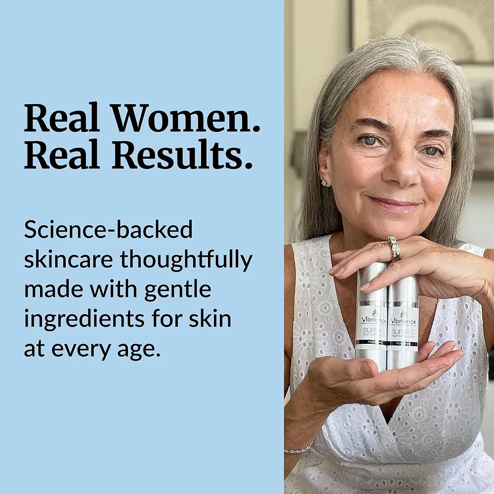 Vibriance Super C Serum: All-in-One Vitamin C Anti-Aging Treatment for Mature Skin, 1 fl oz