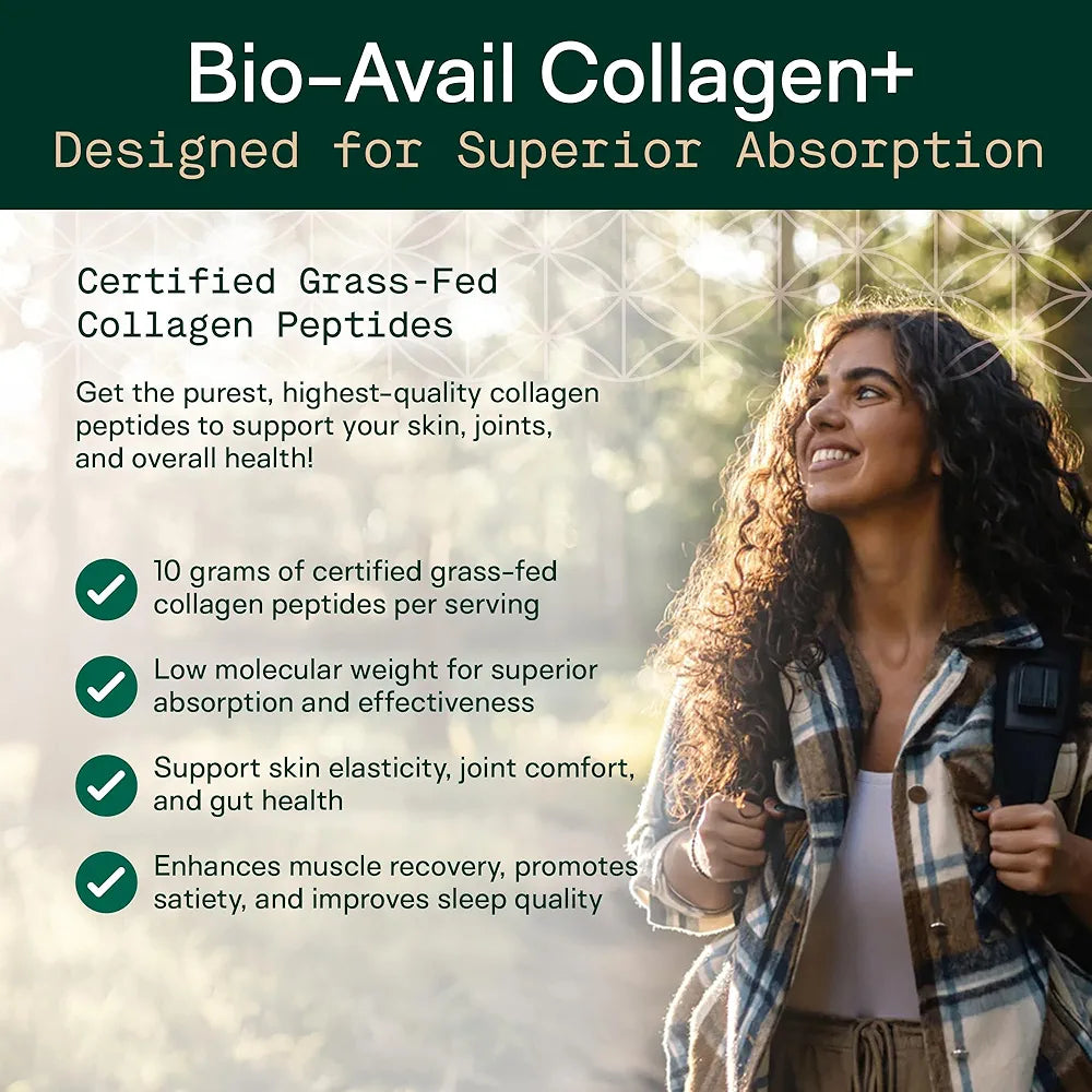 Adapt Naturals by Chris KRESSER Bio-Avail Collagen+, Grass Fed Collagen Peptides, Optimized for Superior Absorption, Naturally-Sourced Bio-Avail Collagen Supplements for Women and Men, 30 Day Supply