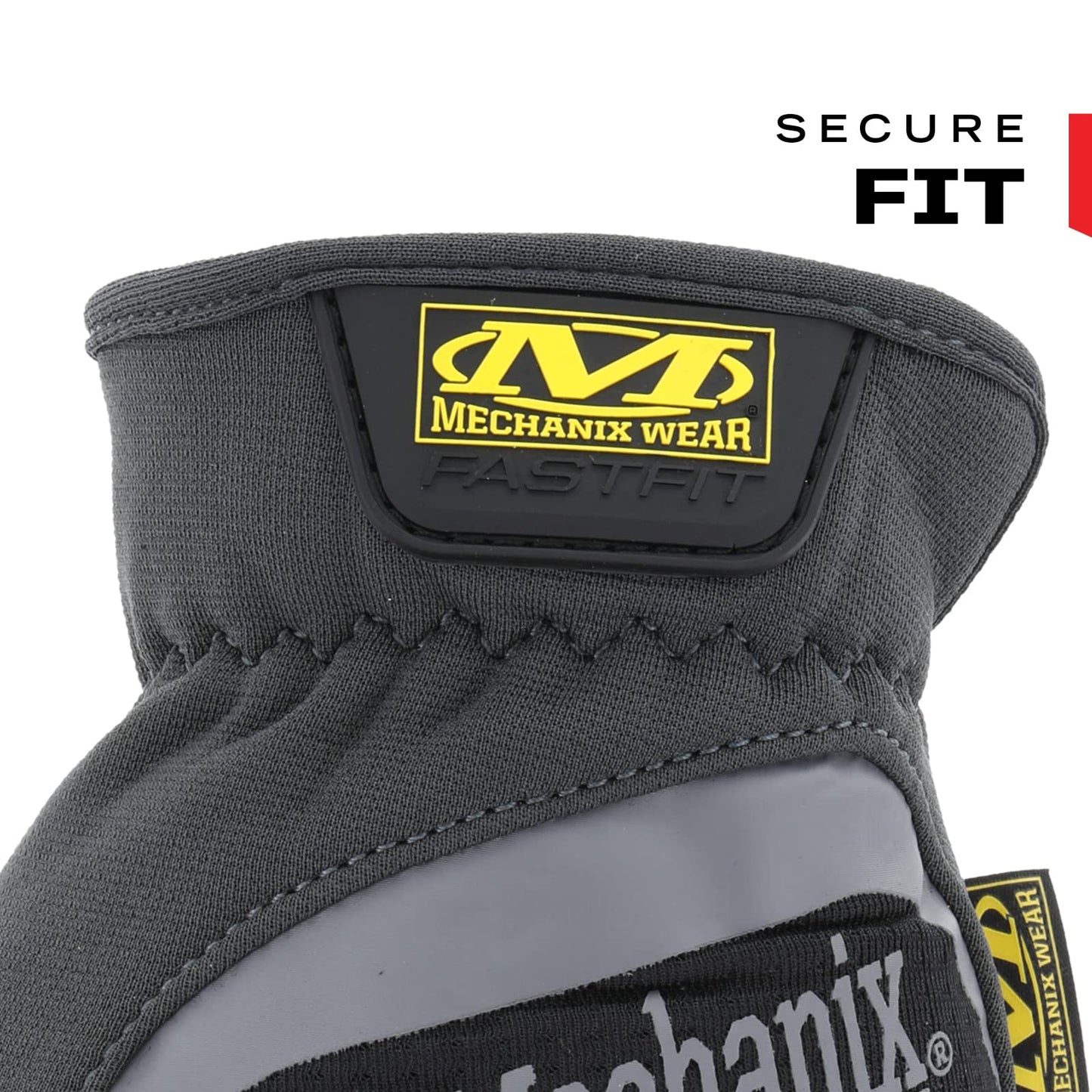 Mechanix Wear: FastFit Work Glove with Elastic Cuff for Secure Fit, Performance Gloves for Multi-purpose Use