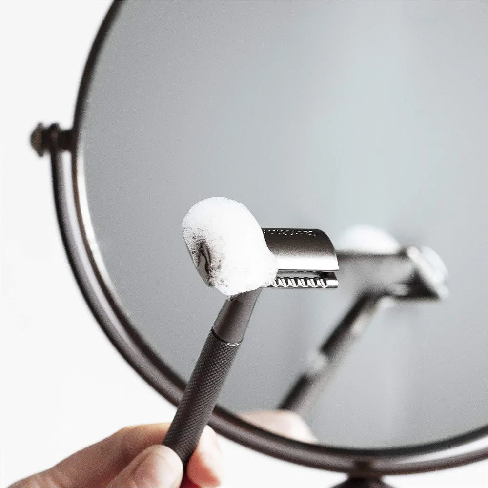 MANSCAPED® The Plow® 2.0 Premium Single Blade Double-Edged Safety Face Razor for Men - Precision Grooming Tool