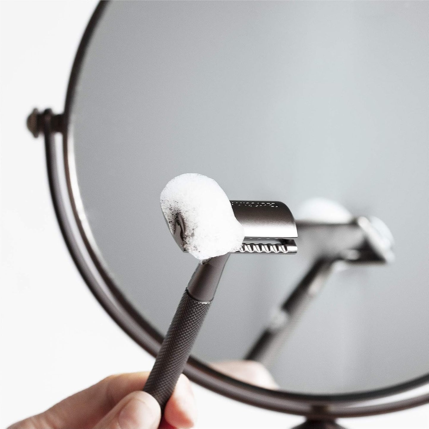 MANSCAPED® The Plow® 2.0 Premium Single Blade Double-Edged Safety Face Razor for Men