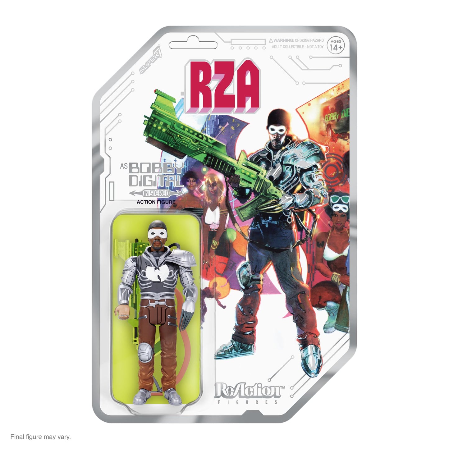 Super7 KRS-One by All Means Necessary BDP - 3.75" KRS-One Action Figure with Accessory Hip Hop Collectibles and Retro Toys