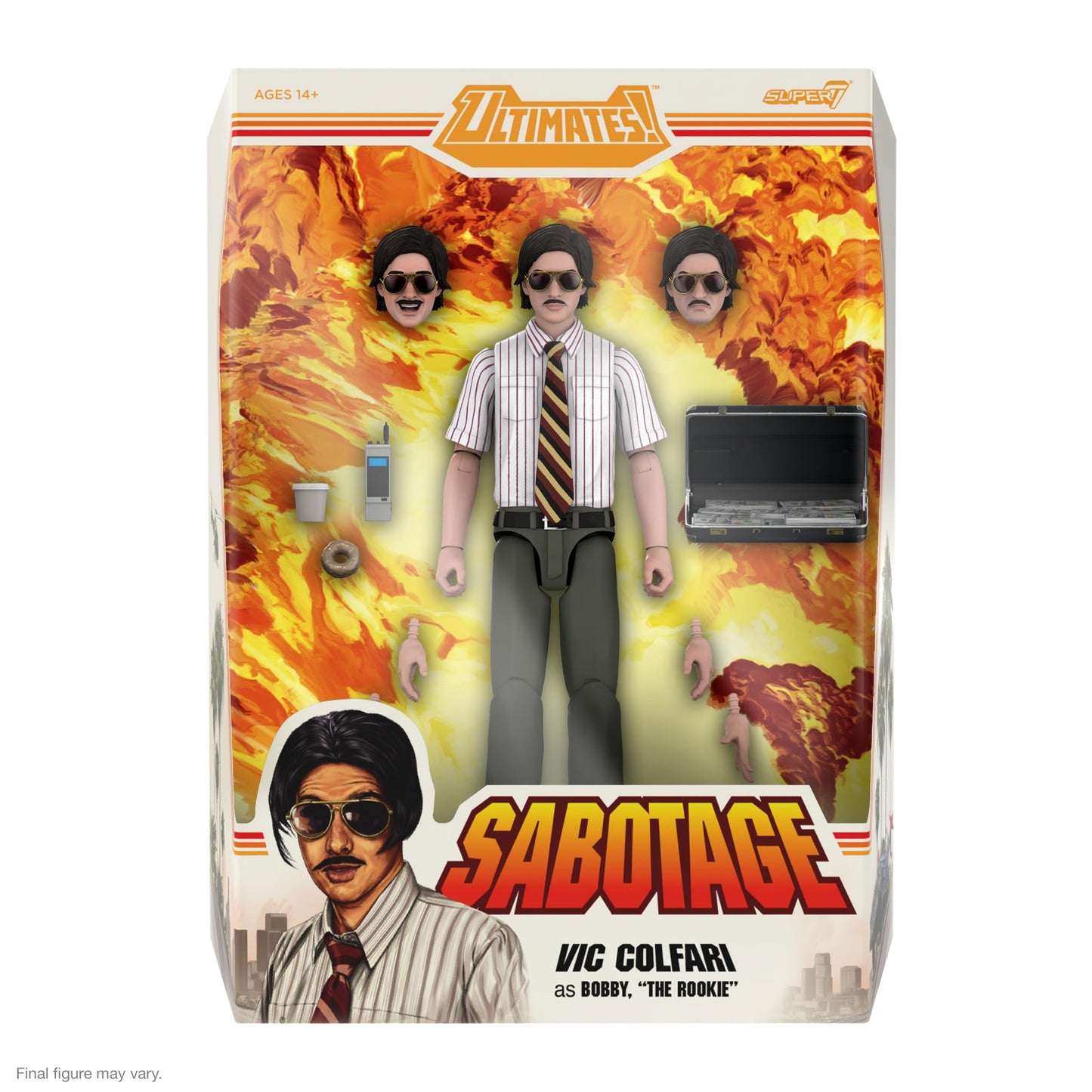 Super7 J Dilla Donuts Album Cover - 3.75" J Dilla Action Figure with Accessories Hip Hop Collectibles and Retro Toys