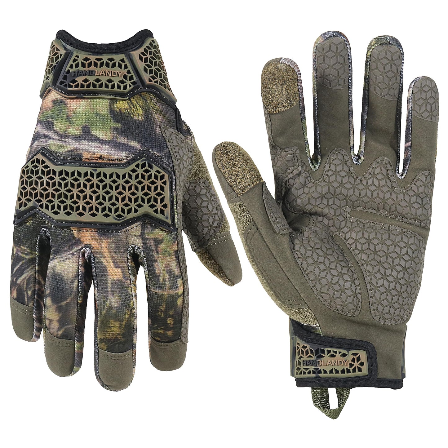 HANDLANDY Work Gloves for Men & Women, Utility Mechanic Working Gloves Touch Screen, Flexible Gardening Gloves for Yard