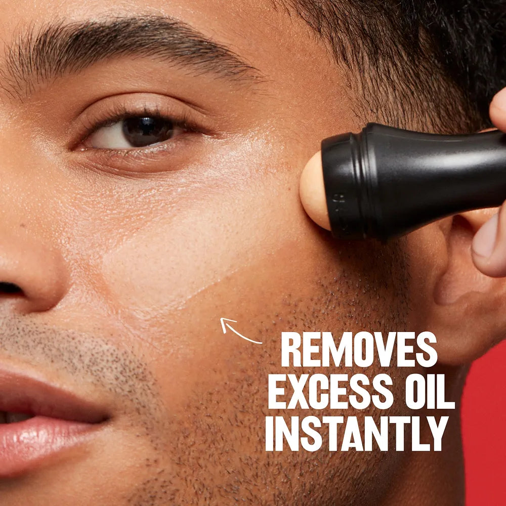 Revlon Volcanic Stone Oil-Absorbing Face Roller for Oily Skin Control and Facial Massage