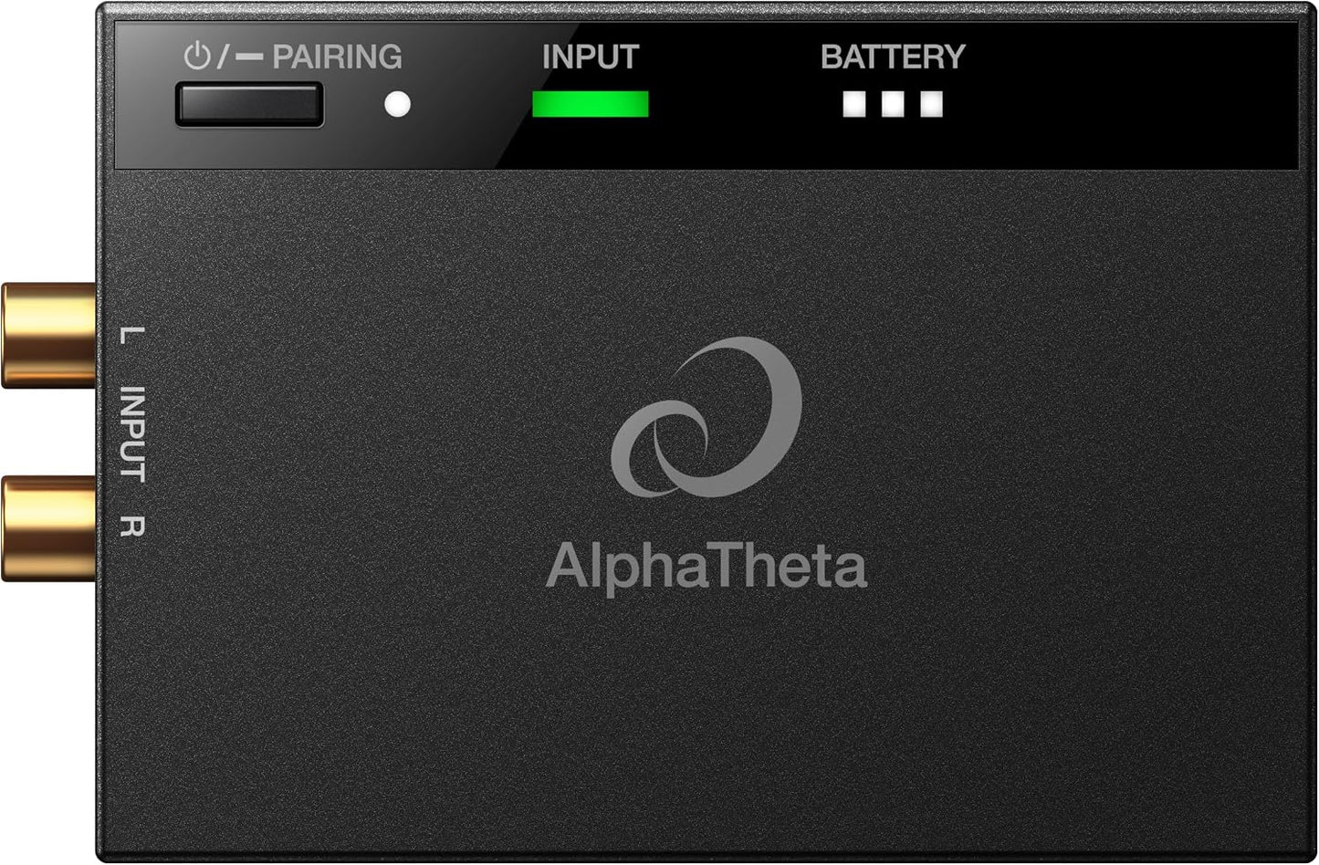 AlphaTheta Wave-Eight Portable Battery DJ Speaker, SonicLink, Black | For mobile DJs and performers, portable battery party speaker, SonicLink wireless, 8-inch driver, IPX4 waterproof, expandable
