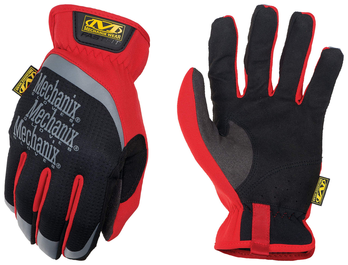 Mechanix Wear: FastFit Work Glove with Elastic Cuff for Secure Fit, Performance Gloves for Multi-purpose Use