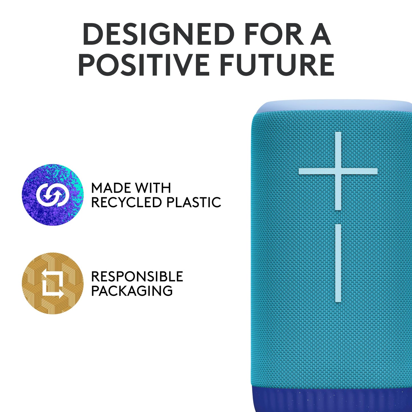 Ultimate Ears EVERBOOM Wireless Bluetooth Portable Speaker - Black | Big bass, immersive 360-degree sound, floatable, waterproof IP67, up to 20-hour battery, 180 ft (55 m) range, portable