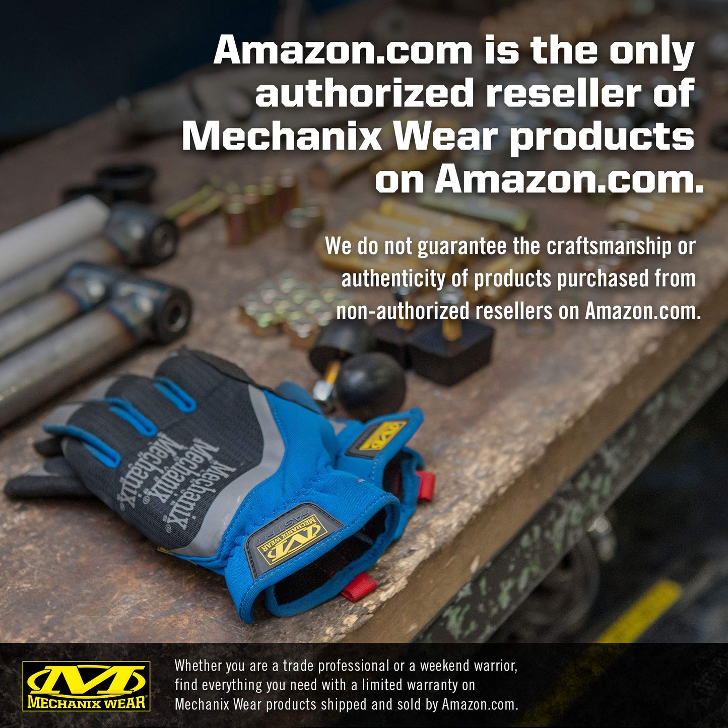 Mechanix Wear: FastFit Work Glove with Elastic Cuff for Secure Fit, Performance Gloves for Multi-purpose Use