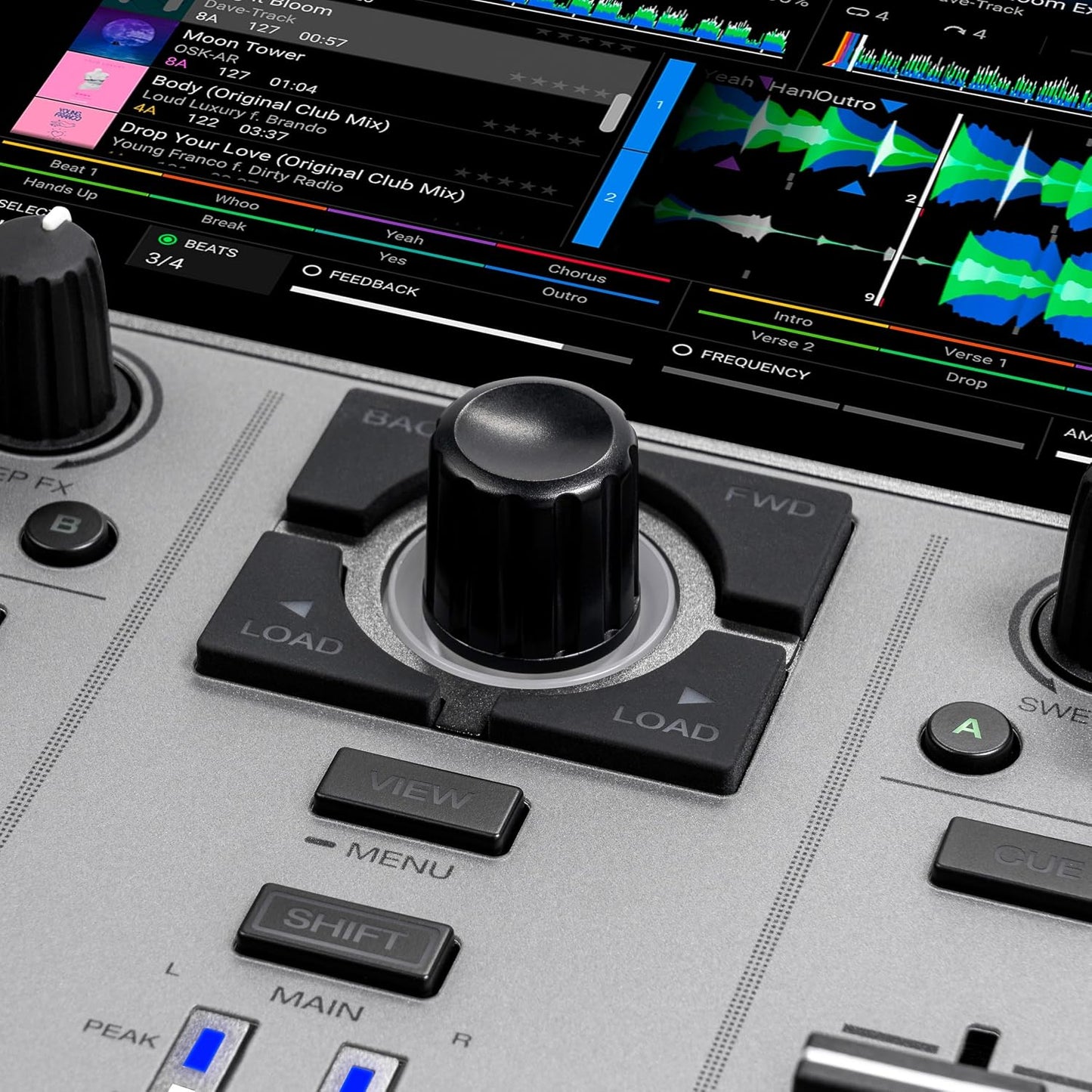 Denon DJ PRIME GO+ Standalone Portable DJ Controller | 2-Deck Mixer with Stem Separation, Wi-Fi, Bluetooth, Lighting Control, 7" Screen, and Battery