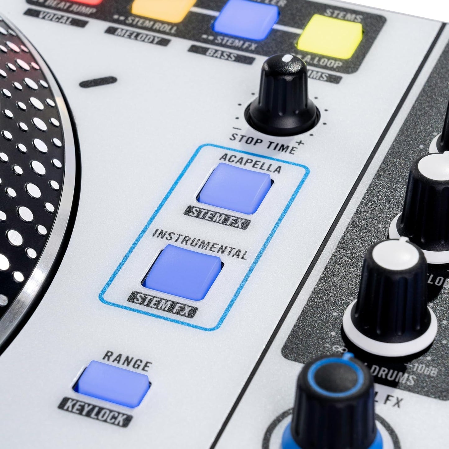 RANE SYSTEM ONE All-in-One Standalone Motorized DJ Controller with Engine DJ OS, Seamless Mixing on 2 Decks, Stems FX, Serato DJ Pro, XLR Outputs