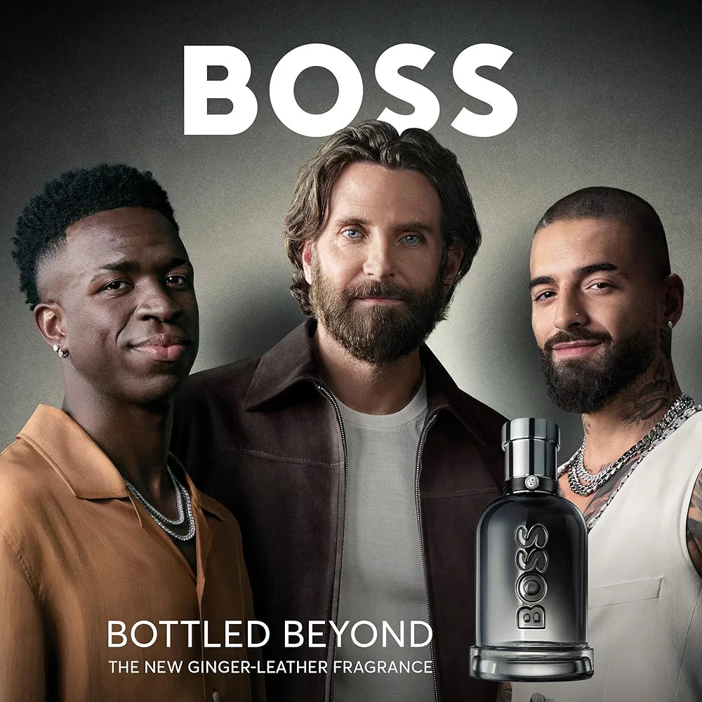 Hugo Boss Bottled Beyond Eau de Parfum for Men – Long-Lasting Woody Fragrance with Ginger and Leather Notes