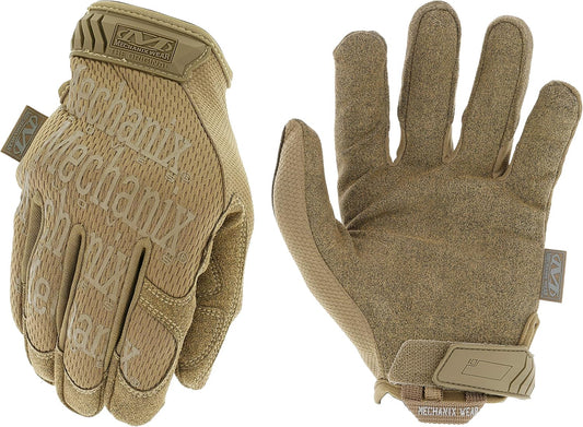 Mechanix Wear Original Coyote Tactical Gloves, Large | Secure Fit & Flexible Grip for Multi-Purpose Use, Durable Touchscreen Safety Gloves Designed for Men