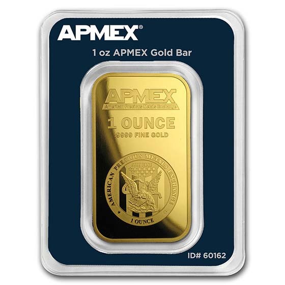 1 oz Gold Bar APMEX (In TEP Packaging) .9999 Fine