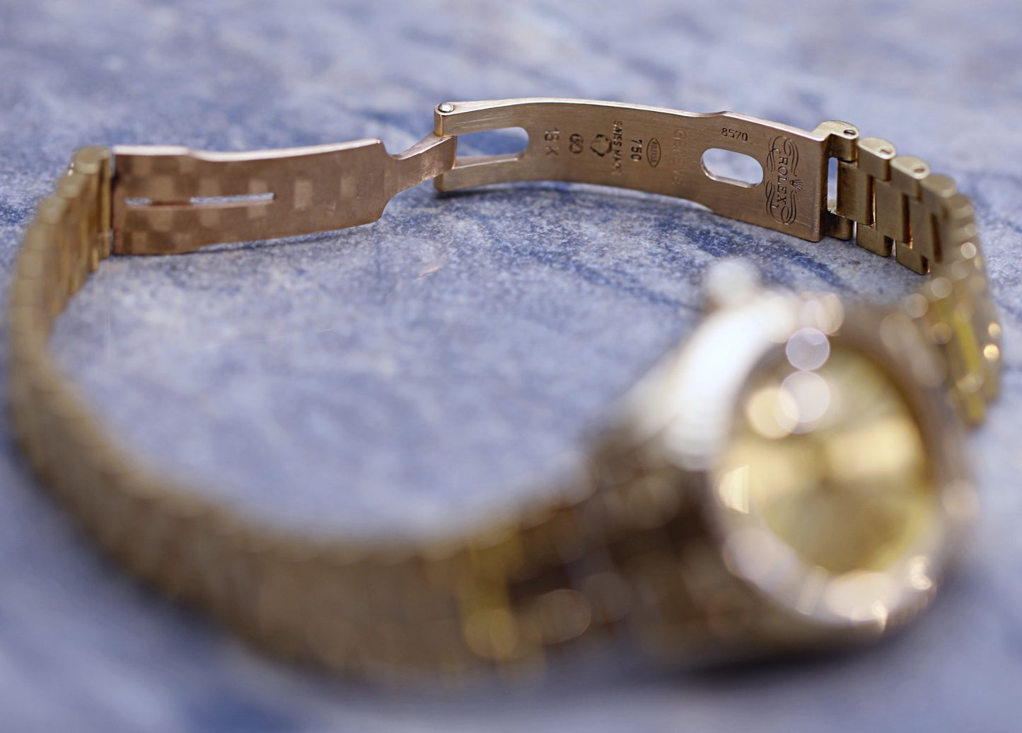 Rolex Lady-Datejust 69178 18k Yellow Gold President — Matching Punched Papers