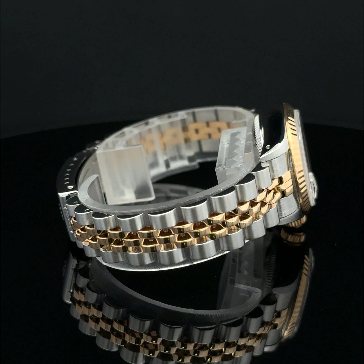 1991 Rolex Datejust Lady Silver Jubilee 69173 Steel & Yellow Gold